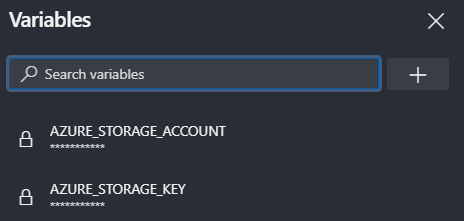 My Pipeline Secret Variables /posts/blogging-with-hugo-2/images/pipelines-my-variables.png